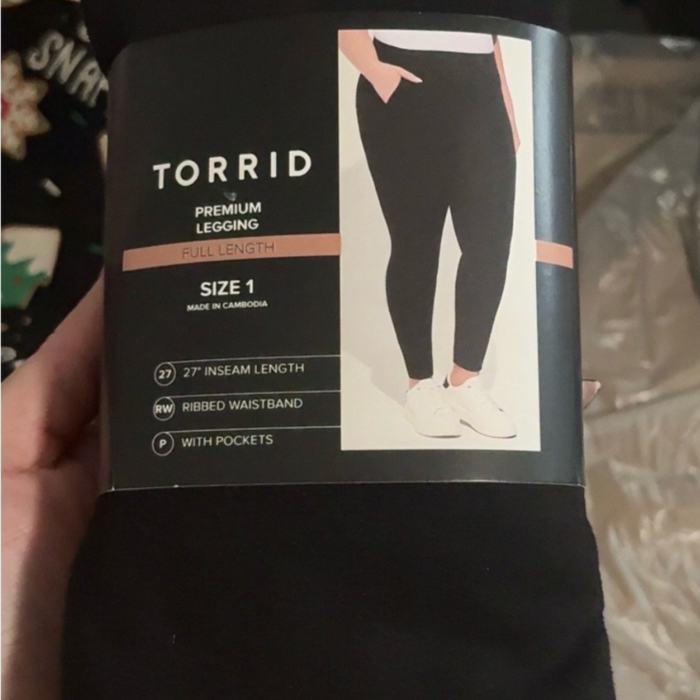 Torrid Black High Rise Leggings